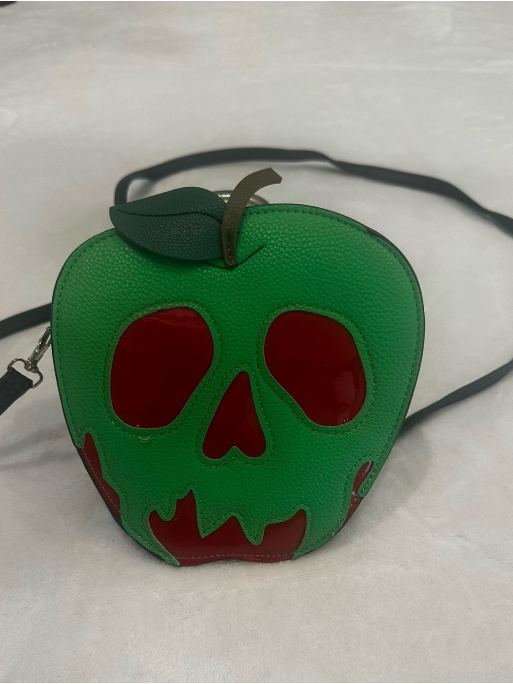 Green Apple Skull Crossbody Bag Snow White Poison Apple inspired